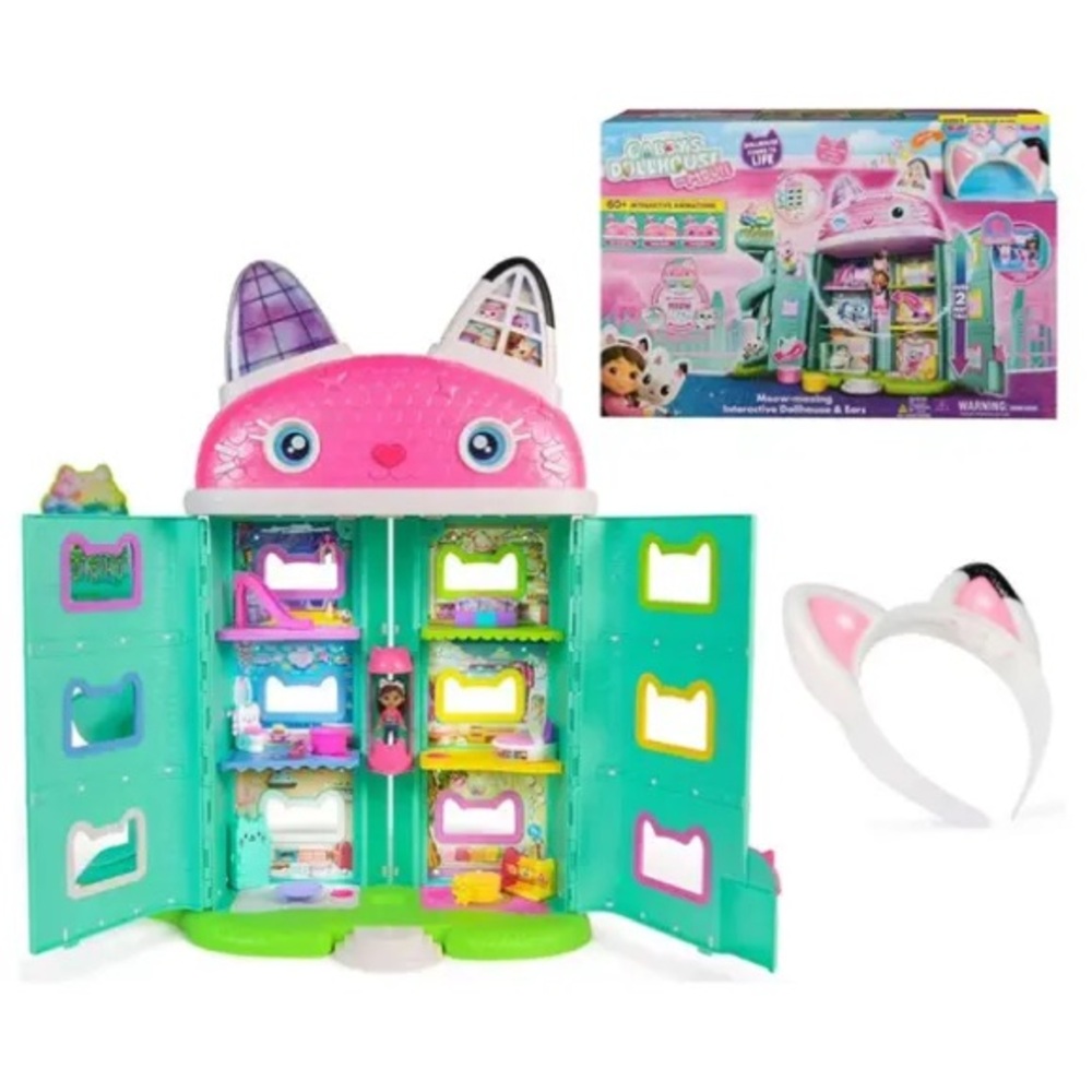 Gabby’s Dollhouse Movie edition Interactive Dollhouse w Interactive Ears - Picture 2 of 5